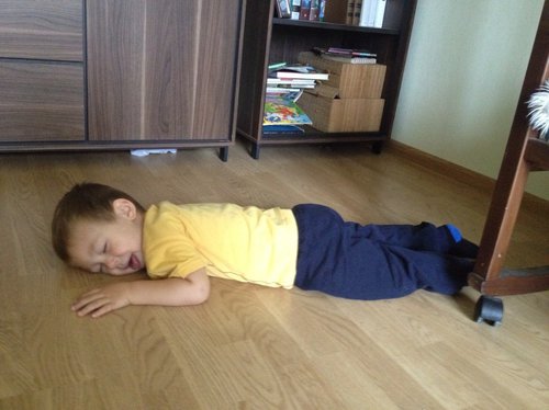 - Тарасику, ти-песик?
- Ні! Я - вівчарка, яка померла!