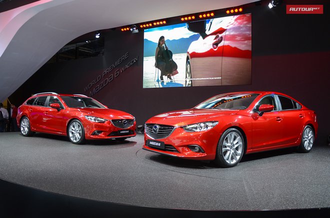 Mazda6 универсал и седан живые фото